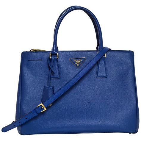 prada saffiano galleria blue bag|prada galleria bag costco.